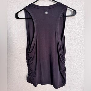 Athleta Ruched Side Tank Women’s L Black